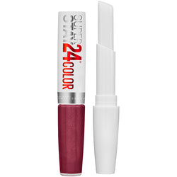 Maybelline SuperStay 24 2-Step Liquid Lipstick Makeup, Unlimited Raisin, 1 kit-CaribOnline
