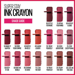 Maybelline SuperStay Ink Crayon Lipstick, Matte Longwear Lipstick Makeup, Change Is Good, 0.04 oz.-CaribOnline