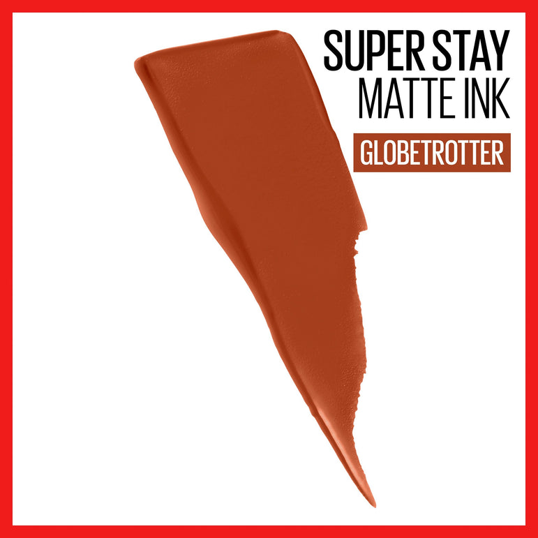 Maybelline SuperStay Matte Ink City Edition Liquid Lipstick Makeup, Globetrotter, 0.17 fl. oz.-CaribOnline