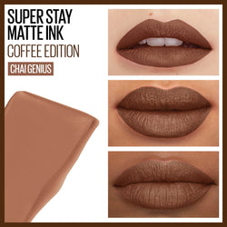 Maybelline SuperStay Matte Ink Liquid Lipstick, Coffee Edition, Chai Genius, 0.17 fl. oz.-CaribOnline