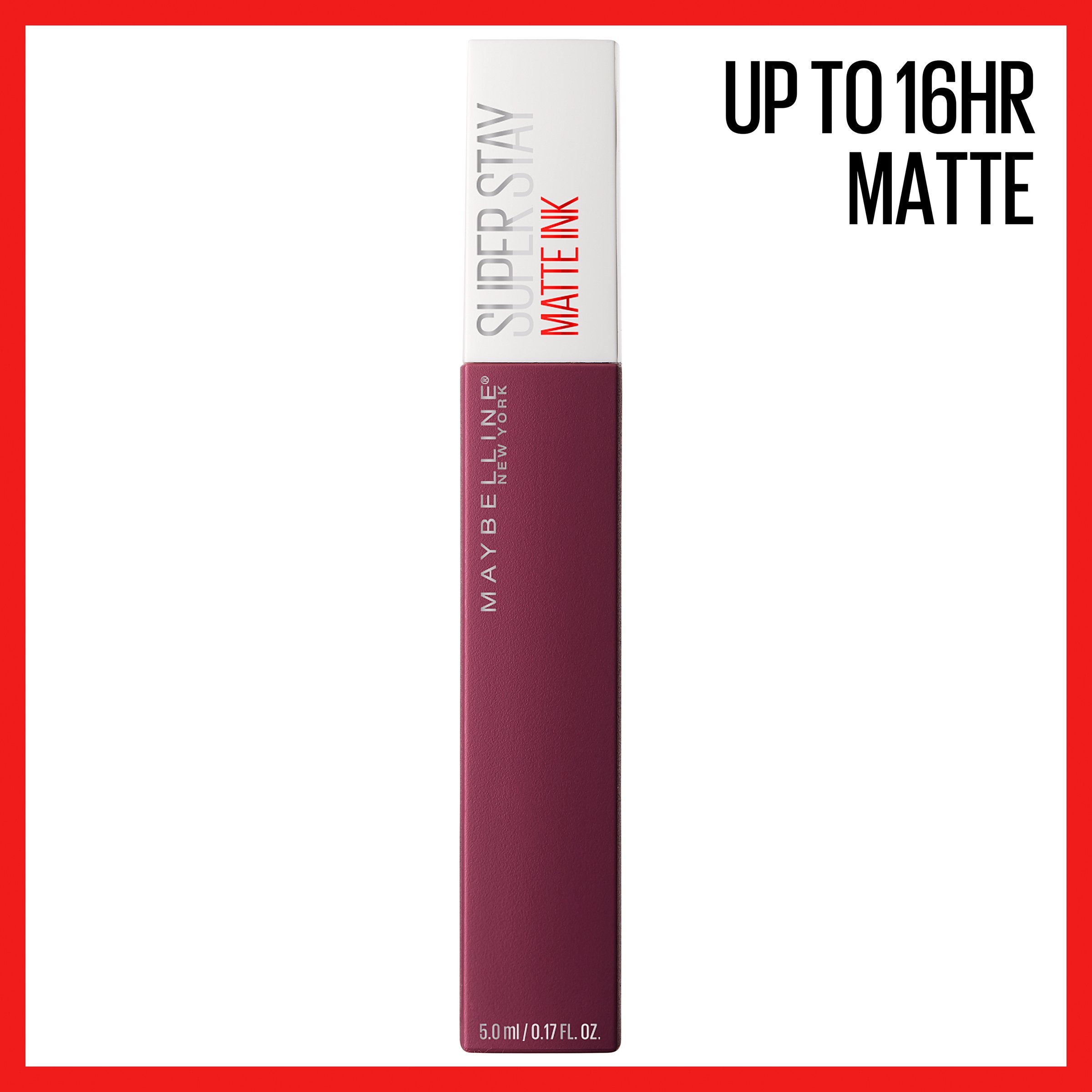 Maybelline SuperStay Matte Ink Liquid Lipstick, Lip Makeup, Believer, 0.17 fl. oz.-CaribOnline
