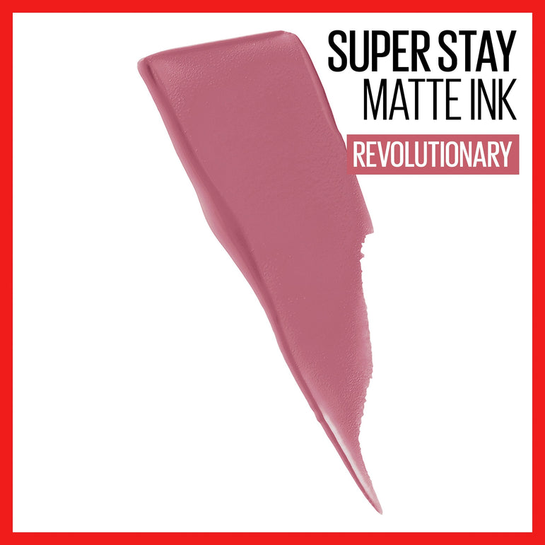 Maybelline SuperStay Matte Ink Liquid Lipstick, Lip Makeup, Revolutionary, 0.17 fl. oz.-CaribOnline