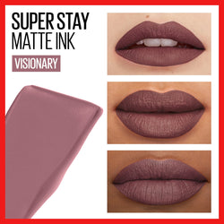 Maybelline SuperStay Matte Ink Un-nude Liquid Lipstick, Visionary, 0.17 fl. oz.-CaribOnline