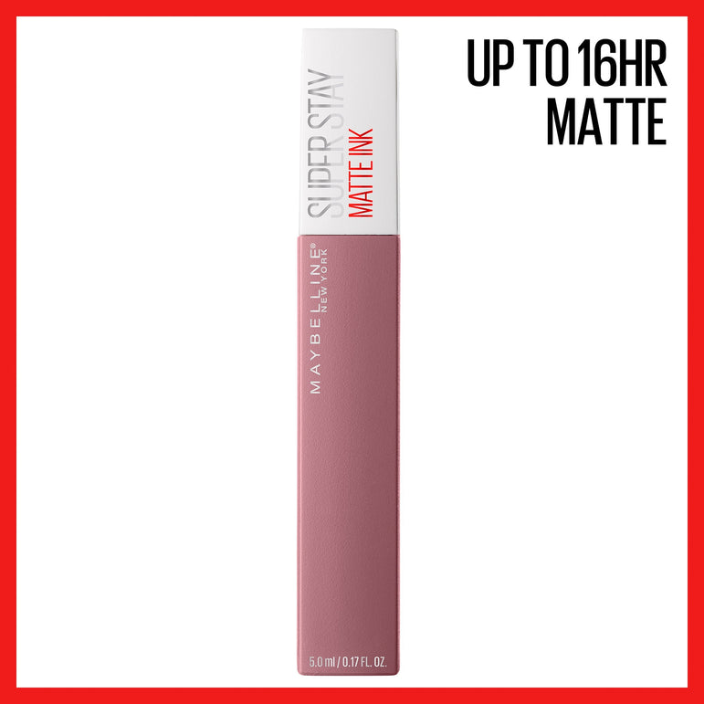 Maybelline SuperStay Matte Ink Un-nude Liquid Lipstick, Visionary, 0.17 fl. oz.-CaribOnline