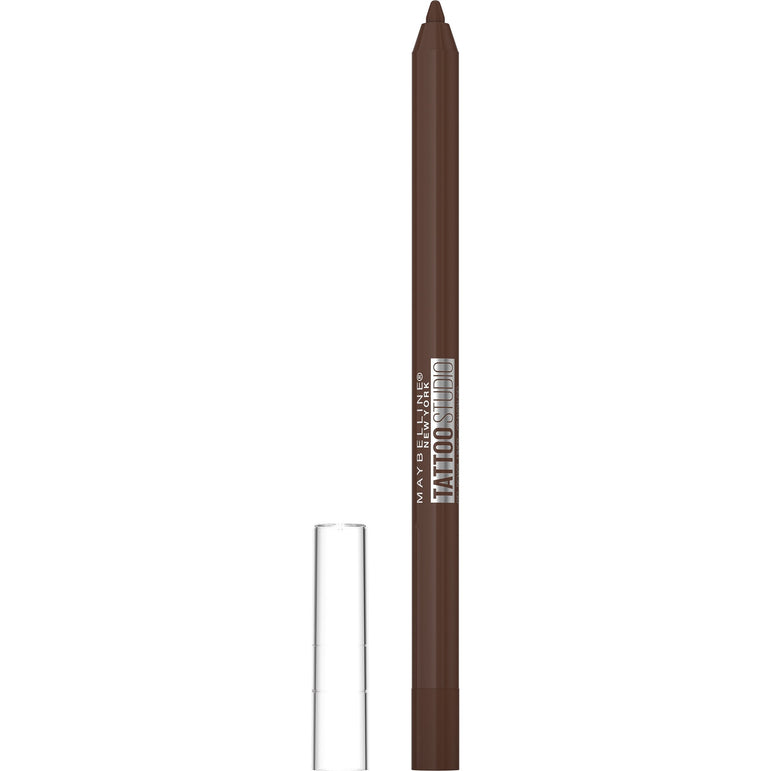 Maybelline TattooStudio Sharpenable Gel Pencil Longwear Eyeliner Makeup, Smooth Walnut, 0.04 oz.-CaribOnline