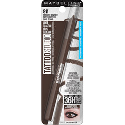 Maybelline TattooStudio Sharpenable Gel Pencil Longwear Eyeliner Makeup, Smooth Walnut, 0.04 oz.-CaribOnline